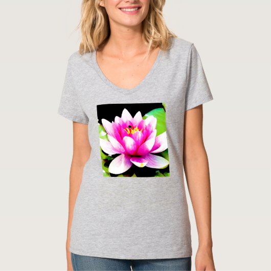 ピンクのスイレン Tシャツ (正面)