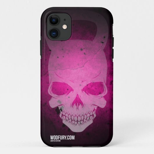 ピンクのスカルKettlebell -限定版 Case-Mate iPhoneケース (裏面)