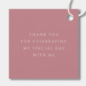 ピンクのスクリプトクロス女の子の初聖体拝領 フェイバータグ