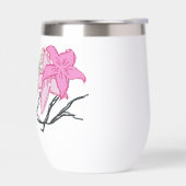 ピンクのスケッチされた花束 (左面)