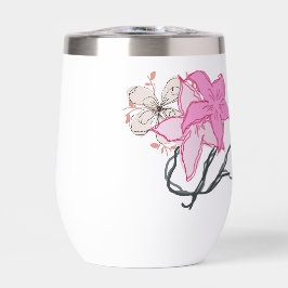 ピンクのスケッチされた花束