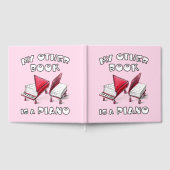 ピンクのスケッチ私の他の本はピアノのゲストブック ゲストブック (全面)