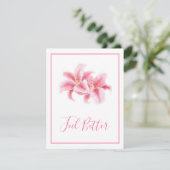 ピンクのスズメユリ (スタンド正面)