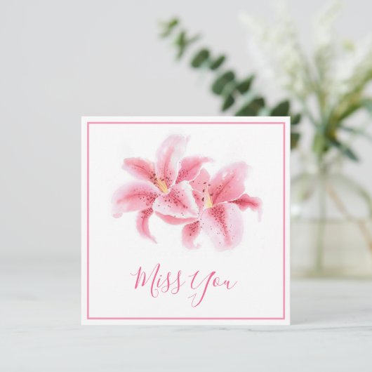 ピンクのスズメユリ (スタンド正面)