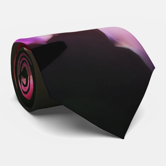 ピンクのスズメユリ ネクタイ (ロール)