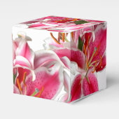 ピンクのスズメユリ フェイバーボックス (正面サイド)