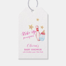 ピンクのストライク アップ サム ファン ボウリング スポーツ ベイビー シャワー