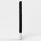 ピンクのストライプのエッフェル塔 Case-Mate iPhoneケース (裏面/右)