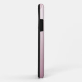 ピンクのストライプの乳癌の生存者| DIYのモノグラム Case-Mate iPhoneケース (裏面/右)