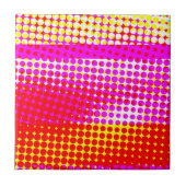 ピンクのストライプパターン タイル (正面)