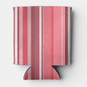 ピンクのストリップ 缶クーラー (正面)