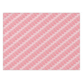 ピンクのストロベリーショートケーキアイスクリームポッシクルロリー テーブルクロス (正面(横))