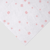ピンクのスノーフレーククリスマス 薄葉紙 (詳細)