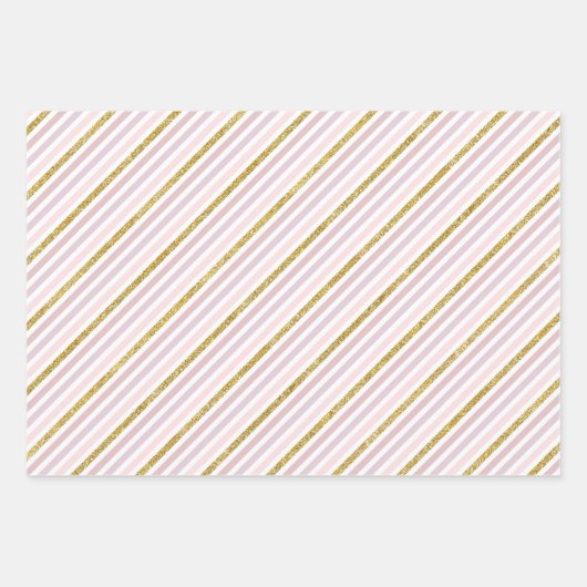 ピンクのスノーフレーク赤ちゃんシャワーギフトラップシート ラッピングペーパーシート (正面2)