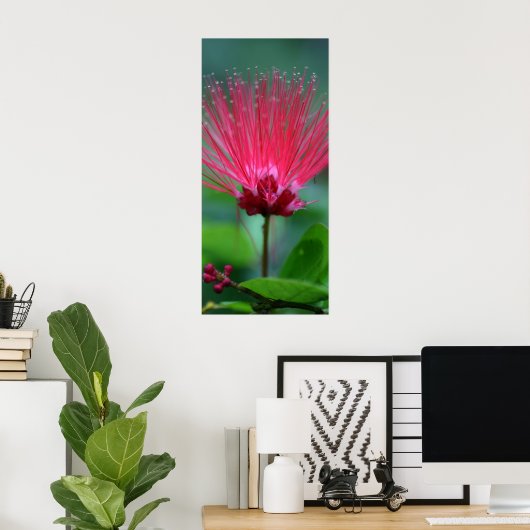 ピンクのスパイク ポスター (ホームオフィス)