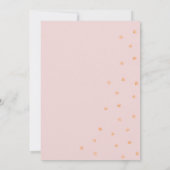 ピンクのスパイシー ワン ハロウィン 誕生日 招待状 (裏面)