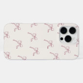 ピンクのスマホケース 🎀 iPhoneケース (裏面横)