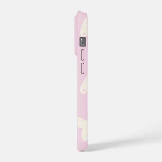 ピンクのスマホケース iPhoneケース (左側面)