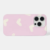 ピンクのスマホケース iPhoneケース (裏面横)