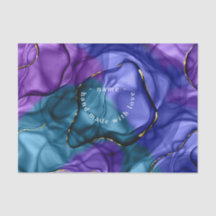 ピンクのスミレの虹の水彩画