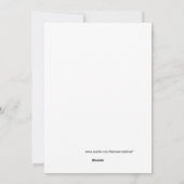 ピンクのスワン 永遠にあなたのもの バレンタインデーおめでとう シーズンカード (裏面)