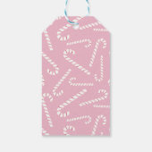 ピンクのスーツで黒のくるみクラッカー陽気なクリスマス ギフトタグ (裏面)