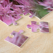 ピンクのセダム秋の花が増える ジグソーパズル (側面)