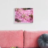ピンクのセダム秋の花が閉まる キャンバスプリント (インサイチュ (リビング))