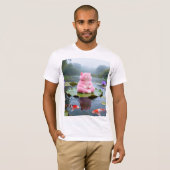 ピンクのセレニティ001 Tシャツ (正面フル)
