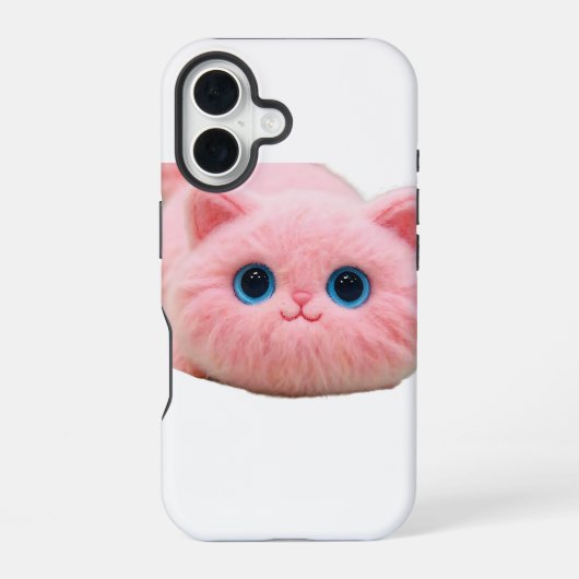 ピンクのセレニティ 002 iPhone 16ケース (裏面)