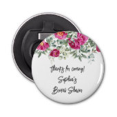 ピンクのセージ花フローラシャワーの好意 栓抜き (正面)