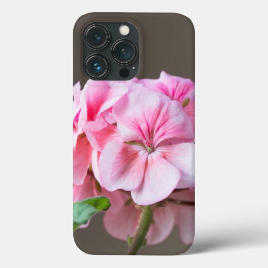 ピンクのゼラニウムの花 Case-Mate iPhoneケース (裏面)