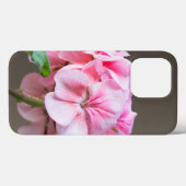 ピンクのゼラニウムの花 Case-Mate iPhoneケース (裏面 (横))