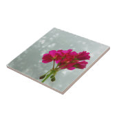 ピンクのゼラニウムフラワーイメージタイル タイル (側面)