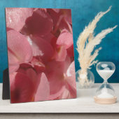 ピンクのゼラニウム：ほぼ無地のライトピンク フォトプラーク (側面)