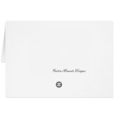 ピンクのタケテーブルのテントカード (裏面横)