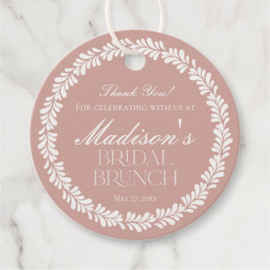 ピンクのタラベラ・タイル スペイン フィエスタ ウェディング ブランシュ フェイバータグ