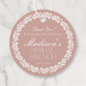 ピンクのタラベラ・タイル スペイン フィエスタ ウェディング ブランシュ フェイバータグ (裏面)