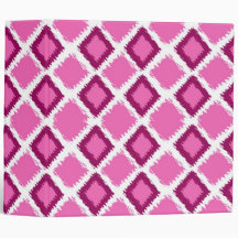 ピンクのダイヤモンドのイカットパターン