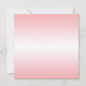 ピンクのダイヤモンドの丸かどの結婚式招待状 招待状 (裏面)