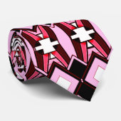 ピンクのダイヤモンド ネクタイ (ロール)