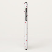 ピンクのダックシュント水彩画紙吹雪 Case-Mate iPhoneケース (裏面/左)