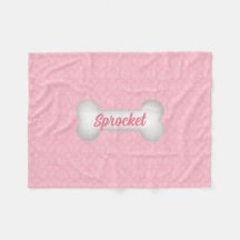 ピンクのダマスク織の犬用の骨の小さい菓子