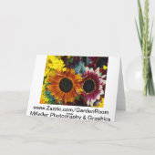 ピンクのダリアカード カード (裏面)