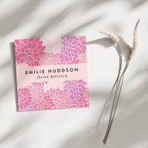 ピンクのダリア花、花屋、花屋