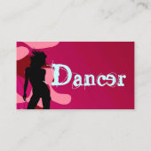 ピンクのダンサー 名刺 (裏面)