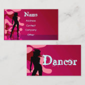 ピンクのダンサー 名刺 (正面/裏面)