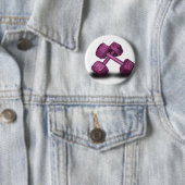 ピンクのダンベルの商品 缶バッジ (インサイチュ)