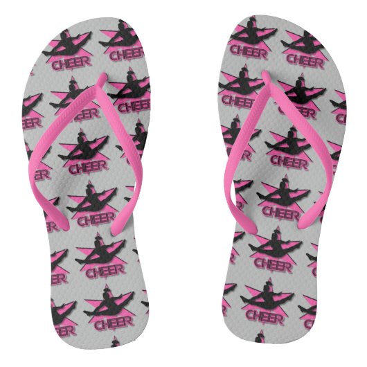 ピンクのチアリーダー ビーチサンダル (ソール)