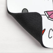 ピンクのチアリーダー マウスパッド (コーナー)